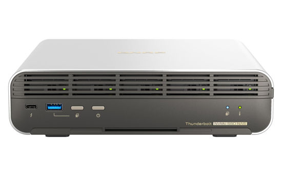 Picture of QNAP TBS-h574TX-i5-16G-US 5 Bay High-Performance E1.S All-Flash NASbook with Intel® Core™ Processor, Thunderbolt 4 and 10GbE (5G/2.5G/1G/100M/10M) Network Connectivity (Diskless)