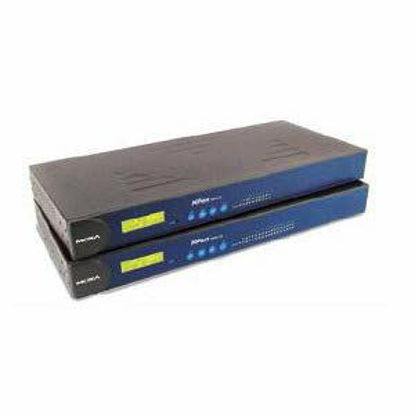 Picture of MOXA NPort 5610-8-48V Serial-to-Ethernet Device Server, 8-Port RS-232 Serial Device Server, 10/100 Ethernet, RS-232, RJ-45 8pin, 15KV ESD, 48 VDC