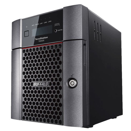 Picture of BUFFALO TeraStation 5420DN Desktop NAS 16TB (4x4TB) with HDD NAS Hard Drives Included 10GbE / 4 Bay/RAID/iSCSI/NAS/Storage Server/NAS Server/NAS Storage/Network Storage/File Server