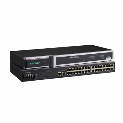 Picture of MOXA NPort 6650-16 - 16 Ports Rackmount RS-232/422/485 Secure Device Server, 100V~240VAC Input