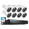 Picture of REOLINK 12MP Security Camera System Commercial, 8pcs H.265 12MP PoE Security Cameras Wired Outdoor, Person Vehicle Pet Detection, Spotlight Color Night Vision, 16CH NVR 4TB HDD, RLK16-1200B8-A