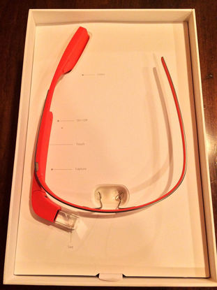 Picture of Google Glass Explorer Edition XE-C 2.0 with Frames RX Rocker Style Bundle Package (Shale Grey)