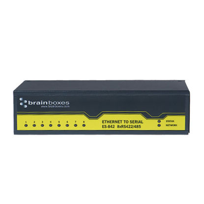 Picture of Brainboxes ES-842 8PORT RS422/485 ETHERNET to Serial Device Server 1 MEGABAUD