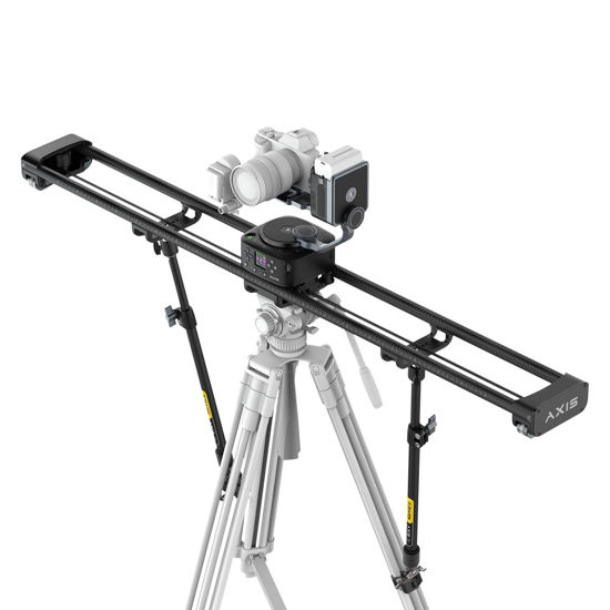 Picture of ZEAPON AXIS 120 Pro Multi-axis Motorized Camera Slider, 47''/120cm, Professional DSLR Dolly Carbon Fiber Electric Track, Pan Heads for 360° Panoramic Time-Lapse Follow Focus Photography