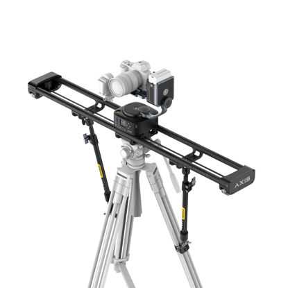 Picture of ZEAPON AXIS 100 Pro Multi-axis Motorized Camera Slider, 39''/ 100cm Professional DSLR Dolly Carbon Fiber Electric Track, Pan Heads for 360° Panoramic Time-Lapse Follow Focus Photography