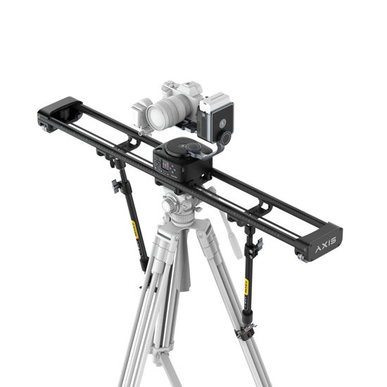 Picture of ZEAPON AXIS 100 Pro Multi-axis Motorized Camera Slider, 39''/ 100cm Professional DSLR Dolly Carbon Fiber Electric Track, Pan Heads for 360° Panoramic Time-Lapse Follow Focus Photography