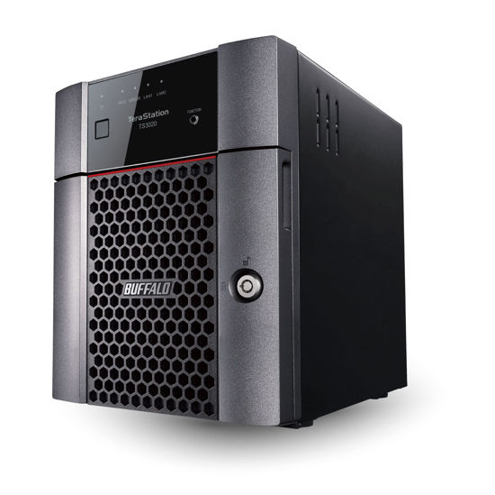 Picture of BUFFALO TeraStation 3420DN 4-Bay SMB 16TB (2x8TB) Desktop NAS w/Hard Drives Included Network Attached Storage