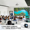 Picture of ViewSonic LS740HD 5000 Lumens 1080p Laser Projector with 1.3x Optical Zoom, H/V Keystone, 4 Corner Adjustment, and 360 Degrees Projection for Auditorium, Conference Room and Education