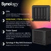 Picture of Synology DiskStation DS923+ 4-Bay NAS Enclosure Server, Network Attached Storage, Data Management Solution, AMD Ryzen R1600 Dual-Core up to 3.1 GHz(32GB DDR4 RAM | 1TB M.2 NVMe SSD | No HDD)