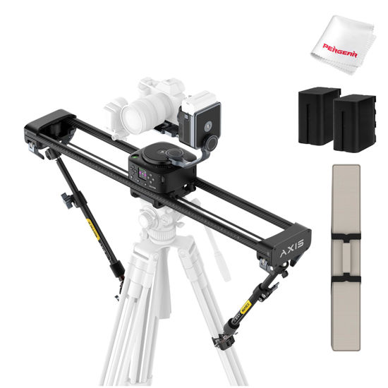 Picture of Zeapon AXIS 80 Pro Multi-axis Motorized Camera Slider, 31'' Professional DSLR Dolly LCD Screen with Phone Control Pan Heads for 360° Panoramic Time-Lapse Follow Focus Photography