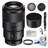 Picture of Sony FE 90mm f/2.8-22 Macro G OSS Lens Bundled with 62mm UV Filter + 5-Piece Camera Cleaning Kit + Cleaning Lens Pen + Lens Cap Keeper + Microfiber Cleaning Cloth (6 Items)