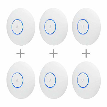 Picture of Ubiquiti Networks UAP-AC-PRO-US Unifi 802.11ac Dual-Radio PRO Access Point (6 Items)