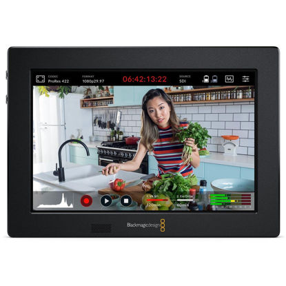 Picture of Blackmagic Design Video Assist 3G 7 Inch Portable Recorder Monitor with 12GB Storage Capacity, Four Built-In Scopes, and Tally Indicator