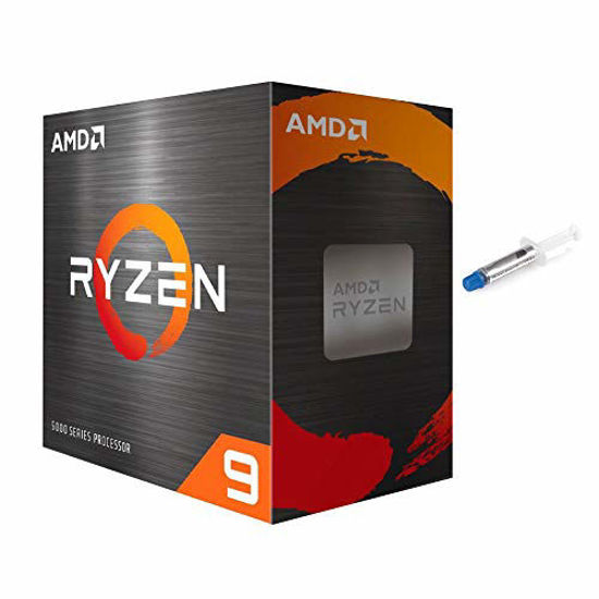 Picture of AMD-Ryzen 9 5900X 4th Gen 12-core Desktop Processor Without Cooler, 24-Threads Unlocked, 3.7 GHz Up to 4.8 GHz, Socket AM4, Zen 3 Core Architecture, StoreMI Technology w/Mytrix Thermal Paste