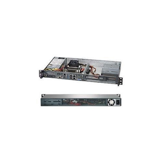 Picture of Supermicro SuperServer SYS-5018A-FTN4 Intel Atom C2758 200W 1U Rackmount Server Barebone System (Black)