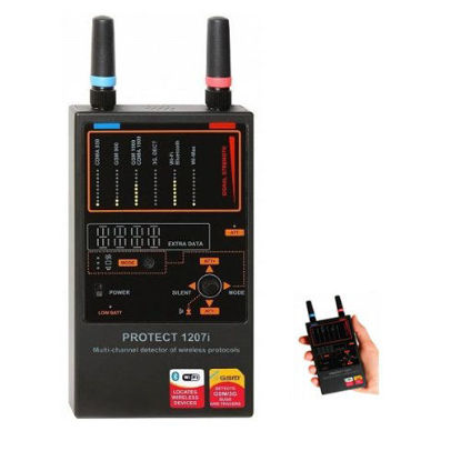 Picture of Professional Grade Multi-Channel RF Bug Detector for Wireless Protocols DD1207