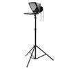 Picture of Ikan 12-inch Portable Teleprompter Kit for Light Stands, Adjustable Glass Frame, Easy to Assemble, Extreme Clarity (PT1200-LS) - Black