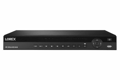 Picture of Lorex N882A38B 32 Channel, 16 PoE Port, 4K 2x4TB IP Ultra HD Pro Series Security System NVR with Lorex Cloud Connectivity, Audio, Multiple Recording Modes, Black (Recorder Only)