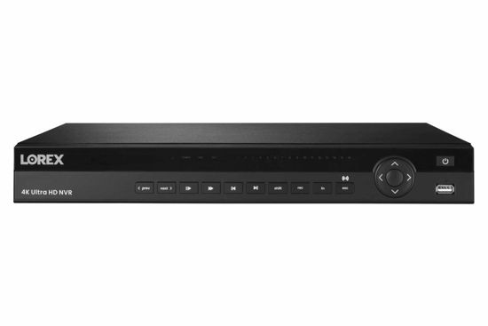 Picture of Lorex N882A38B 32 Channel, 16 PoE Port, 4K 2x4TB IP Ultra HD Pro Series Security System NVR with Lorex Cloud Connectivity, Audio, Multiple Recording Modes, Black (Recorder Only)