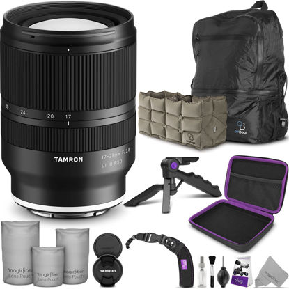 Picture of Tamron 17-28mm f/2.8 Di III RXD Lens for Sony E with Advanced Photo & Travel Bundle