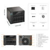 Picture of Asustor Lockerstor 6 Gen2 AS6706T - 6 Bay NAS, Quad-Core 2.0 GHz CPU, 4X M.2 NVMe Slots, Dual 2.5GbE, Upgradable to 10GbE, 8GB DDR4 RAM, Content Creation Network Attached Storage (Diskless)