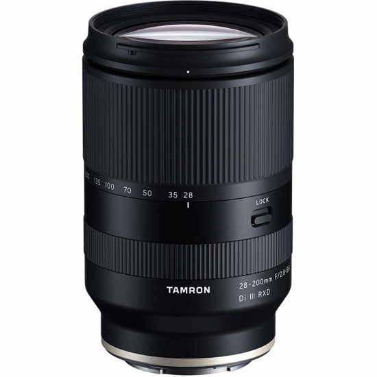 Picture of Tamron 28-200 F/2.8-5.6 Di III RXD for Sony Mirrorless Full Frame/APS-C E-Mount, Model Number: AFA071S700, Black