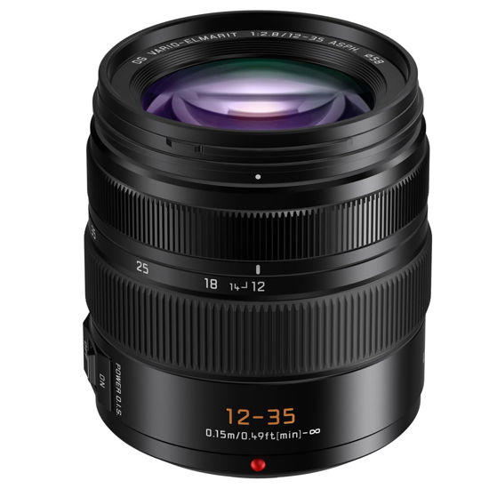 Picture of Panasonic LUMIX G Series Camera Lens, 12-35mm F2.8 Leica DG Vario-ELMARIT Interchangeable Lens for Mirrorless Micro Four Thirds Digital Cameras, Power O.I.S. - H-ES12035 Black