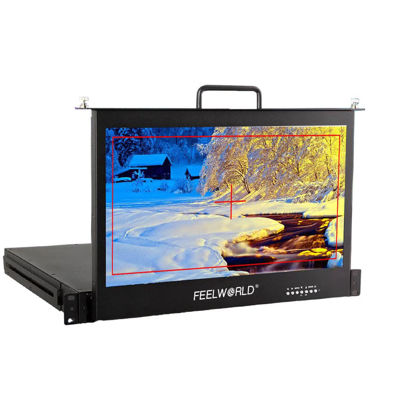 Picture of FEELWORLD FW173-HD 17.3 Inch 1RU Pull Out Rack Mount Monitor Full HD 1920x1080（HDMI）