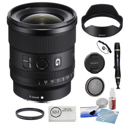 Picture of Sony FE 20mm f/1.8 G Lens Bundled with 67mm UV Filter + 5-Piece Camera Cleaning Kit + Cleaning Lens Pen + Lens Cap Keeper + Microfiber Cleaning Cloth (6 Items)