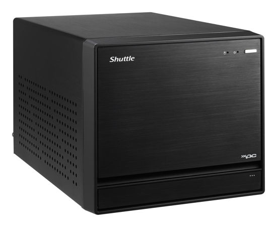 Picture of Shuttle XPC Cube SW580R8 Mini Barebone Server Intel W580 Supports 125W 11th/10th Gen Rocket Lake/Comet Lake Desktop/Workstation (Xeon) CPU No RAM No HDD/SSD No CPU No OS 500W 80 Plus Gold Flex PSU