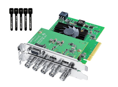 Picture of Blackmagic Design DeckLink 8K Pro G2 PCIe Capture and Playback Card | Up to 8Kp60 | 4 Channel 12G-SDI | HDMI 2.1 | Includes SolidSignal Cable Ties | Authorized Dealer | BDLKHCPRO8K12GG2