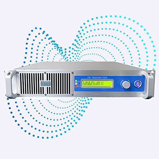 Picture of 50w FM Transmitter, YXHT 50w 87.5-108MHz Broadcast Radio Station, 8KM Long Range Fcc Certified for Church Parking Lot School Community City