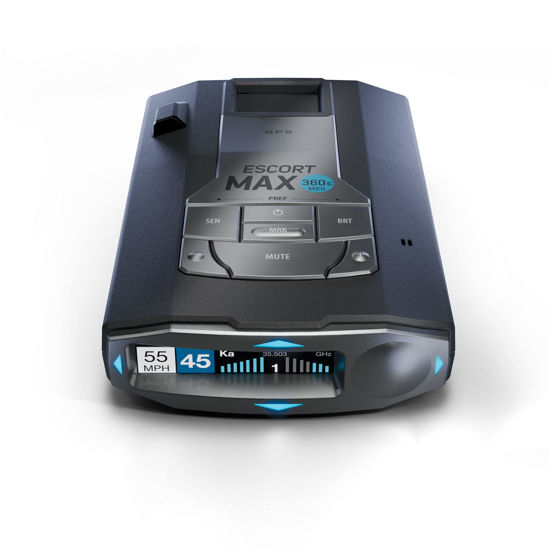 Picture of Escort MAX 360c MKII Laser Radar Detector - Dual-Band Wi-Fi and Bluetooth Enabled, 360° Directional Arrows, Exceptional Range, Shared Alerts, Drive Smarter App, Black