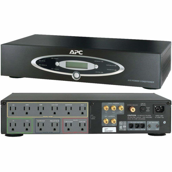 Picture of APC H15BLK 12-Outlet H-Type Rack-Mountable Power Conditioner Electronic Consumer