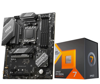 Picture of AMD Ryzen 7 7800X3D CPU Processor Bundle with MSI B650 Gaming Plus WiFi Gaming Motherboard(AM5, ATX, DDR5, PCIe 4.0, Wi-Fi 6E), Sold by Micro Center