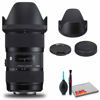 Picture of Sigma 18-35mm f/1.8 DC HSM Art Lens for Canon EF Mount (USA) Standard Bundle with 6AVE Deluxe Camera Lens Cleaning Kit