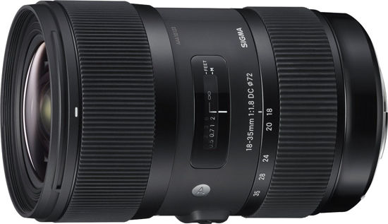 Picture of Sigma 18-35mm F1.8 Art DC HSM Lens for Sigma Black