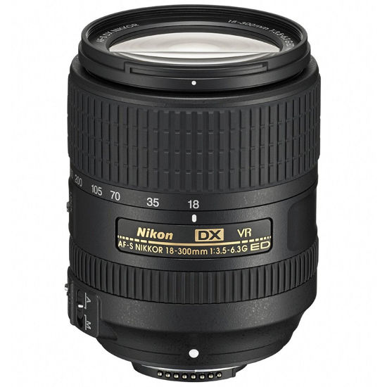 Picture of Nikon AF-S DX NIKKOR 18-300mm f/3.5-6.3G ED Vibration Reduction Zoom Lens with Auto Focus for Nikon DSLR Cameras