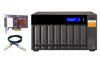 Picture of QNAP TL-D800S 8 Bay SATA 6Gbps JBOD Storage Enclosure. PCIe SATA Interface Card (QXP-800eS-A1164) Included