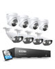 Picture of ZOSI 4K 8CH Spotlight PoE Security Camera System,8pcs 4K Outdoor IP Cameras,Color Night Vision,Person Vehicle Detection,2 Way Audio,8Channel 8MP NVR Recorder with 2TB HDD for Home 24/7 Recording