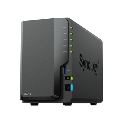 Picture of Synology DS224+ 2 Bay NAS Desktop: Efficient Storage Solution