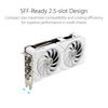 Picture of ASUS Dual GeForce RTX™ 4070 Super EVO White OC Edition (PCIe 4.0, 12GB GDDR6X, DLSS 3, HDMI 2.1a, DisplayPort 1.4a, 2.5-Slot Design, Axial-tech Fan Design, Dual BIOS)