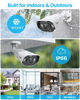 Picture of ZOSI 4K Home PoE Security Camera System,8 Ports 16CH 8MP NVR with 2TB HDD,6pcs 4K Outdoor Indoor PoE Bullet Cameras,AI Human Detection,2 Way Audio,Spotlight Siren,Color Night Vision,for 24/7 Recording