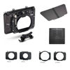 Picture of Tilta Carbon Fiber Matte Box, 3x 4x5.65 Filter Frame, 5 Adapter Rings, Top Flag, 15mm Rod Adapter, Aluminium, Black