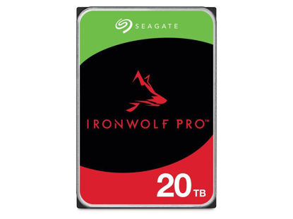 Picture of Seagate (Recertified IronWolf Pro 20TB Enterprise NAS Internal HDD Hard Drive - CMR 3.5 Inch SATA 6Gb/s 7200 RPM 256MB Cache for RAID Network Attached Storage (ST20000NT001)