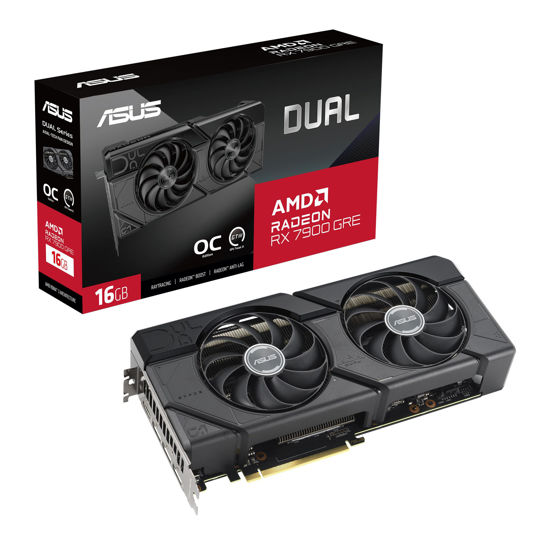 Picture of ASUS Dual Radeon™ RX 7900 GRE OC Edition 16GB GDDR6 (AMD RDNA™ 3, PCIe 4.0, HDMI 2.1, DisplayPort 2.1)