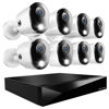 Picture of Night Owl 2-Way Audio 12 Channel DVR Video Home Security Camera System with (8) Wired 2K HD Indoor/Outdoor Deterrence Cameras and 2TB Hard Drive (Add up to 4 More Wired and 4 Wi-Fi Cameras) (8 Camera)