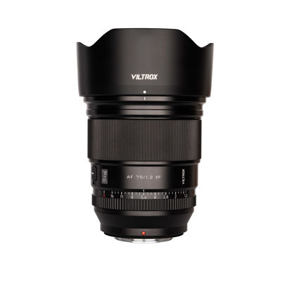 Picture of Viltrox 75mm F1.2 PRO APS-C Auto Focus Camera Lens for Fujifilm FX X-T4 X-T5 X-T20 X-T30 X-H2S X-Pro3 Fuji X Mount Cameras Lens (75mm F1.2)