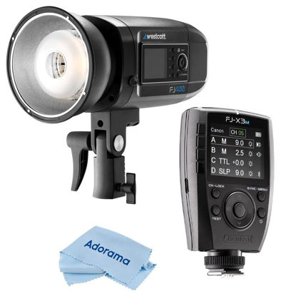 Picture of Westcott FJ400 with Westcott FJ-X3 M Universal Wireless Flash Trigger, Microfiber Cloth