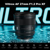 Picture of VILTROX Pro 27mm f/1.2 F1.2 XF Fuji for Fujifilm X Mount Lens,27mm APS-C X Lens for Fuji X-T5 X-H2S X-S20 X-T4 X-S10 X-T200 X-T30 II X-H1 X-T30 X-A7 X-Pro3 X-E4 X-T2 X-Pro2